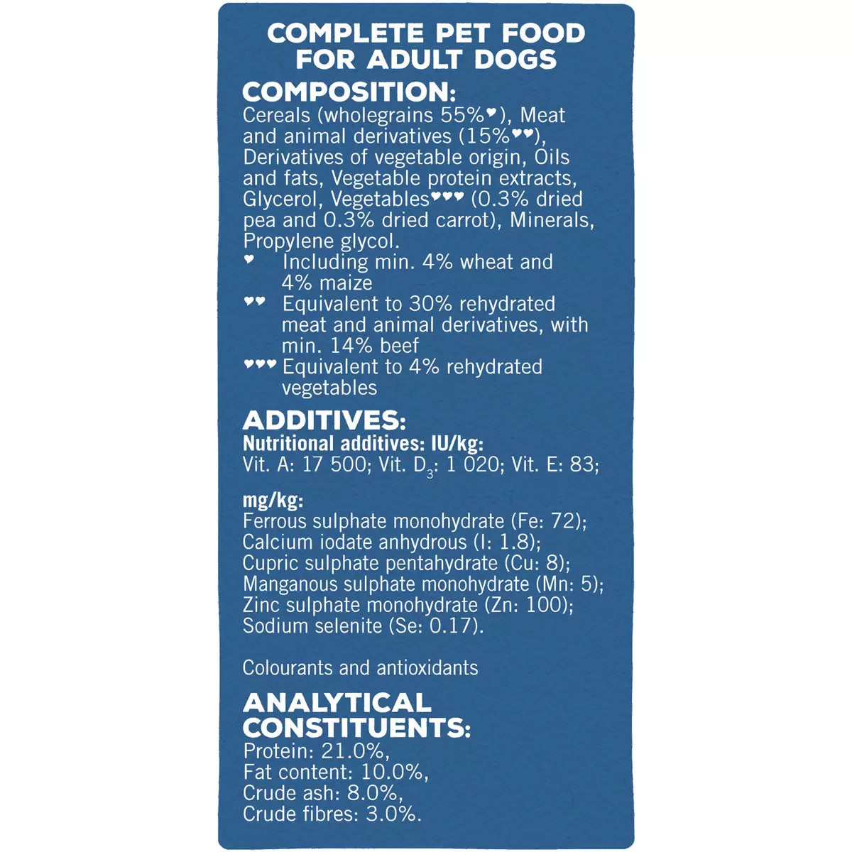 Bakers Adult Dry Dog Food Beef and Vegetables, 14kg