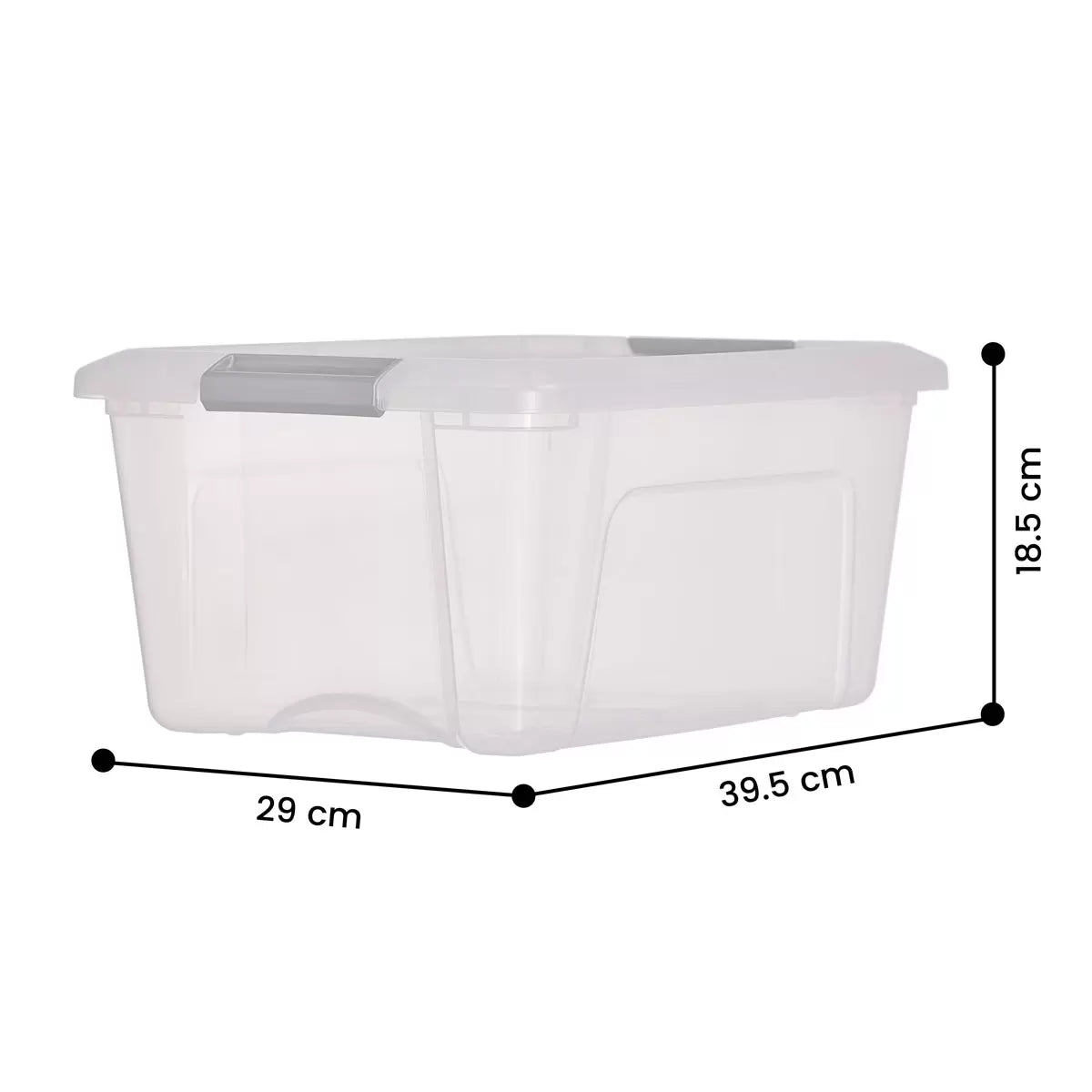 IRIS OHYAMA 15L and 33.5L Storage Box with Lid - 4 pack & 3 Pack