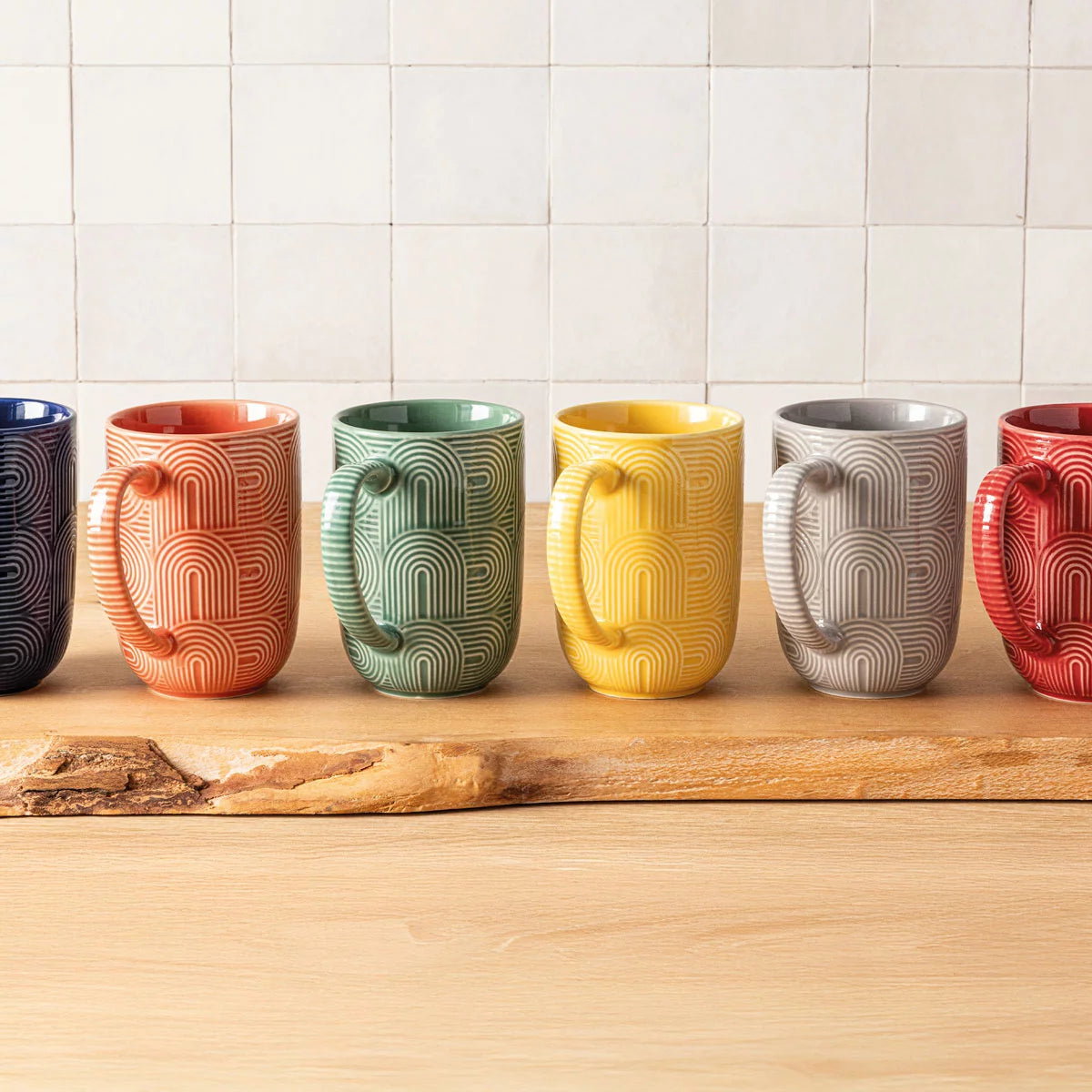 Over & Back Arch Mugs, 6 Pack