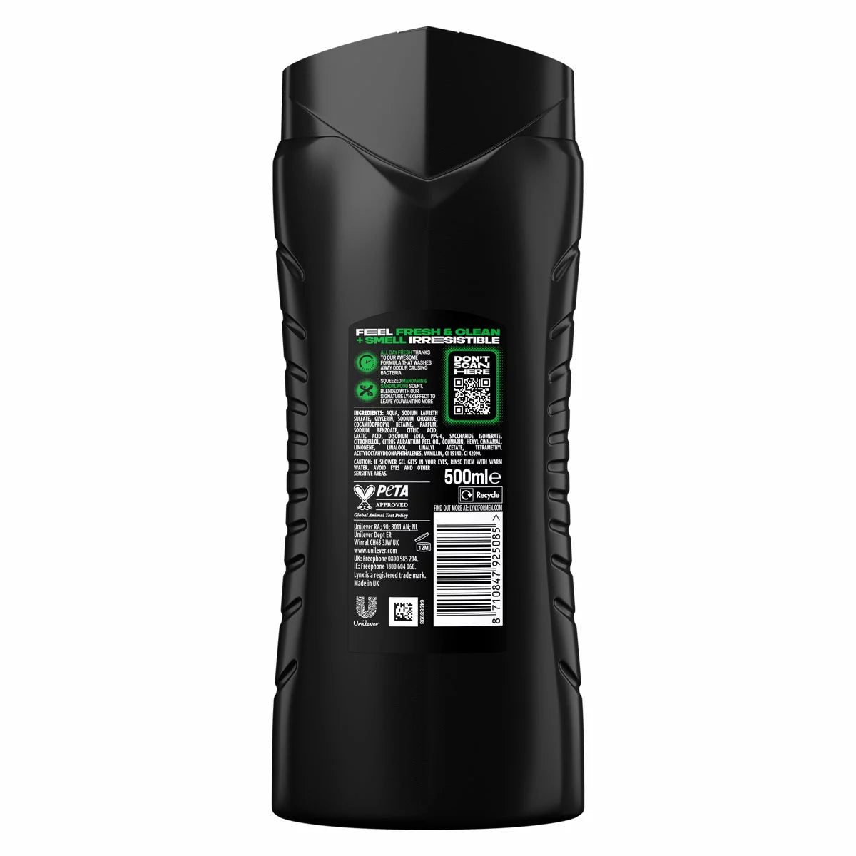 Lynx Africa Shower Gel, 6 x 500ml