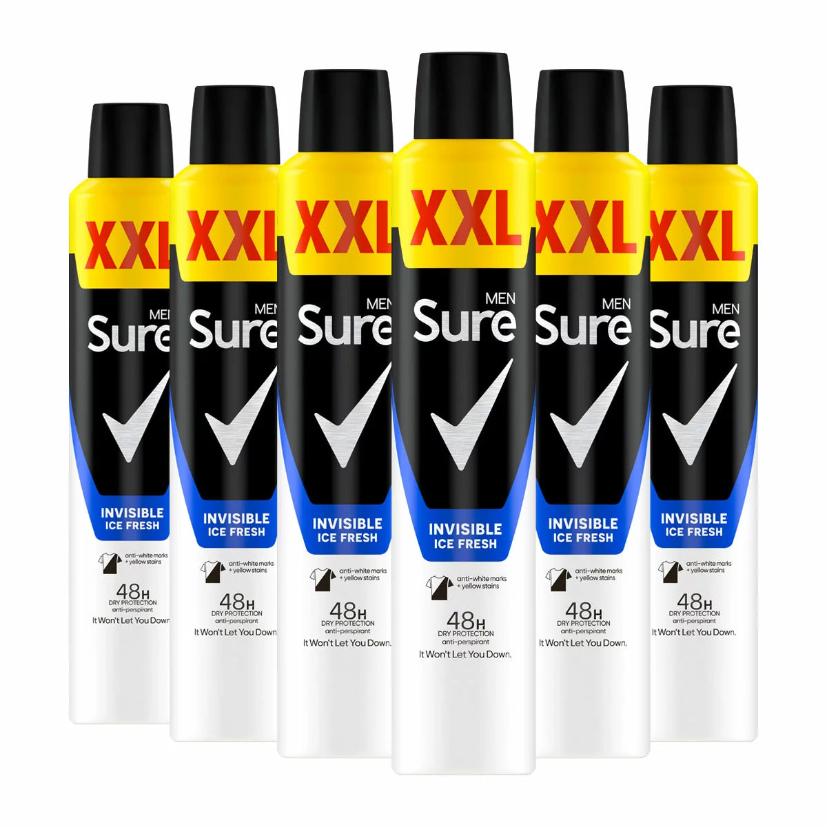 Sure Women Bright Bouquet Anti-Perspirant Deodorant, 6 x 200ml