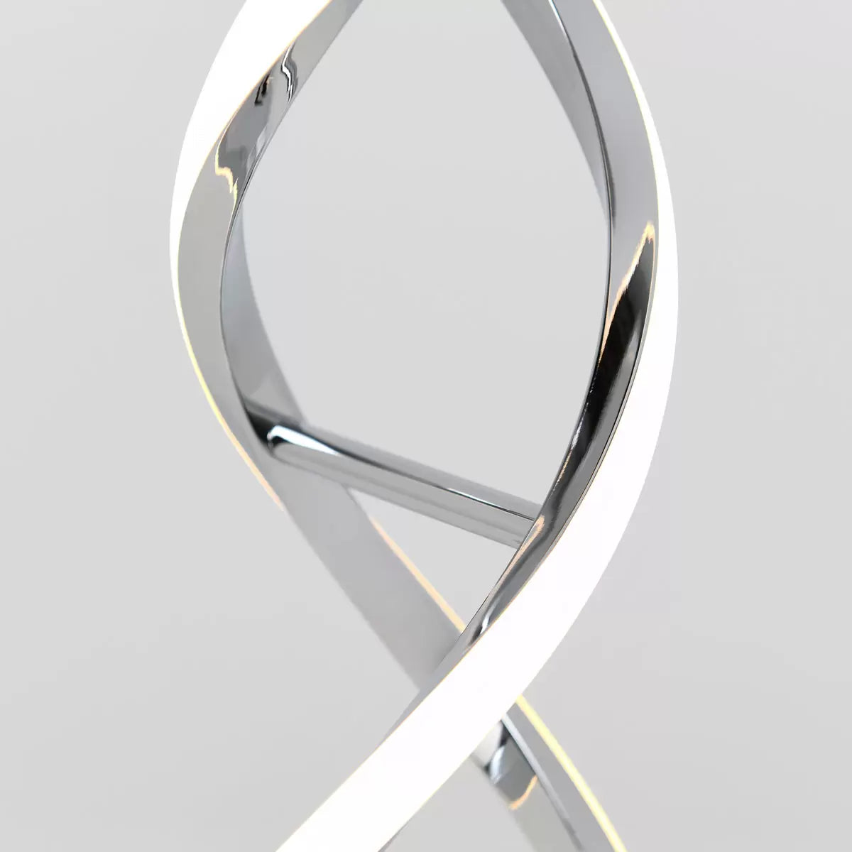 Artika Chrome Swirl LED Table Lamp