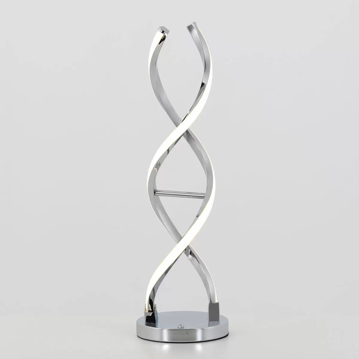 Artika Chrome Swirl LED Table Lamp