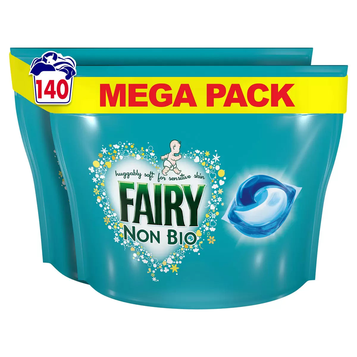 Fairy non bio pods 140 washes 3.2kg