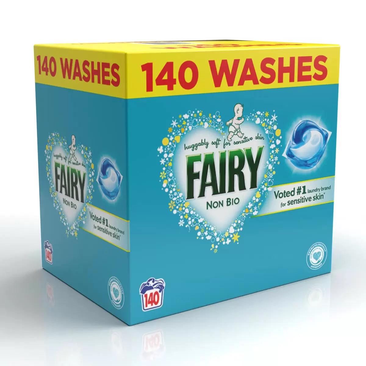 Fairy non bio pods 140 washes 3.2kg