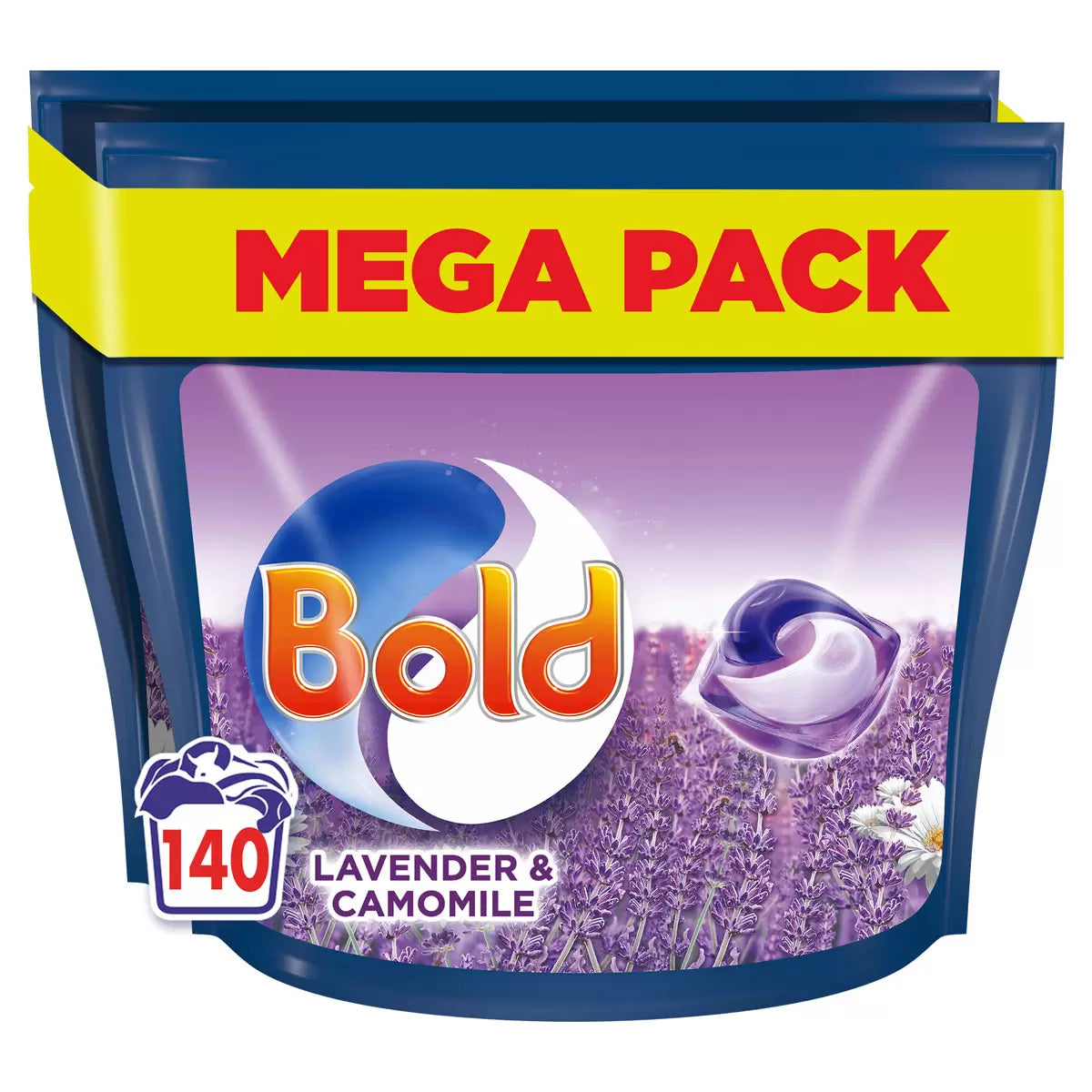 Bold all in one pods Lavender & Camomile 140 washes, 3.72kg