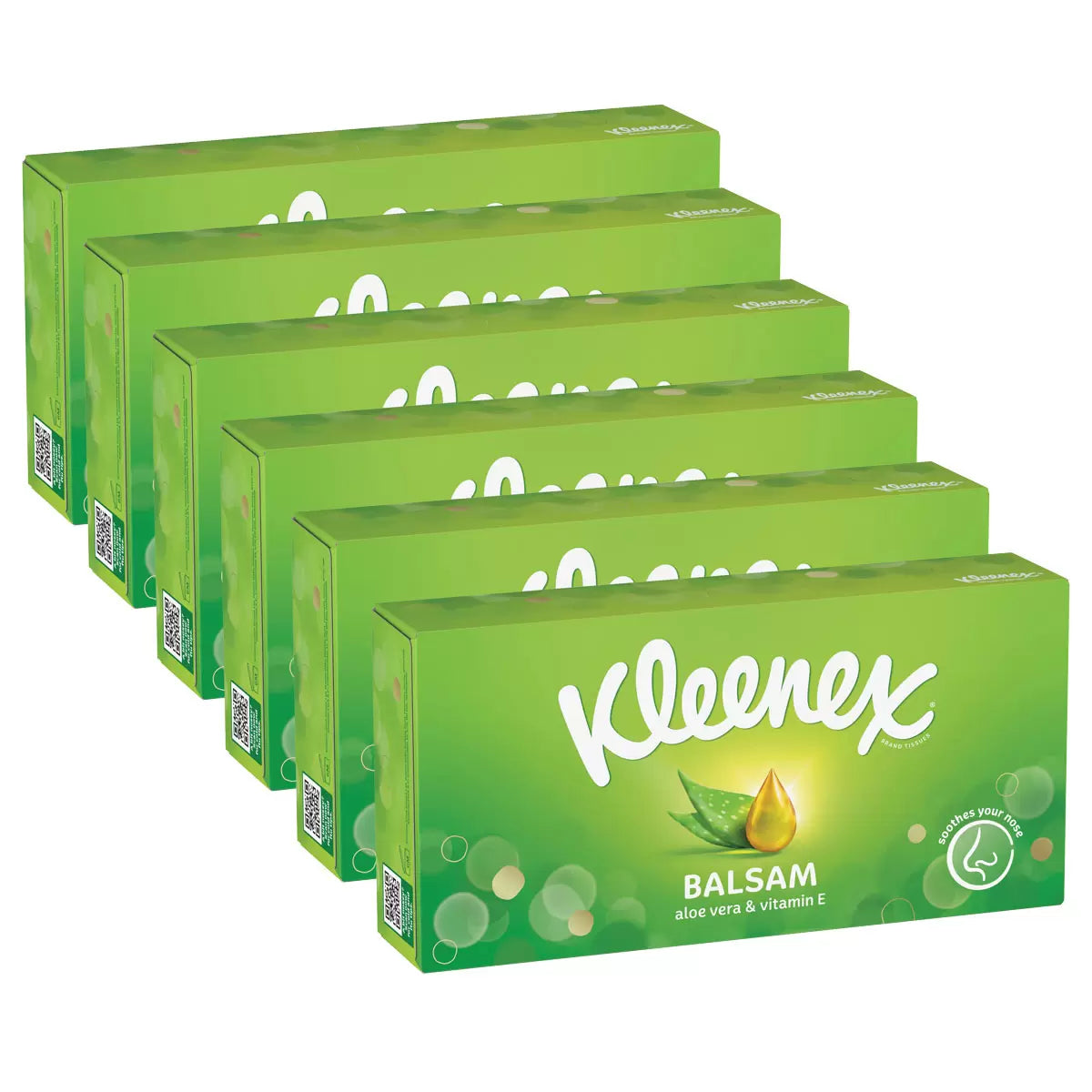 Kleenex Balsam Tissues, 6 x 64 Tissues