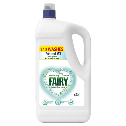 Fairy fabric softener 240 washes, 4.8LTR