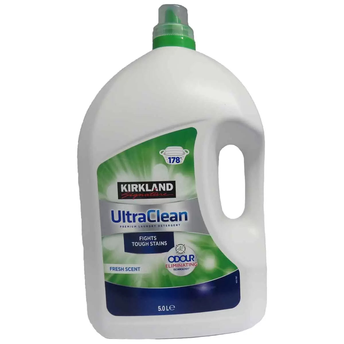 Kirkland Signature Ultra Clean Bio & Non Bio Laundry Liquid, 5L (178 Wash)
