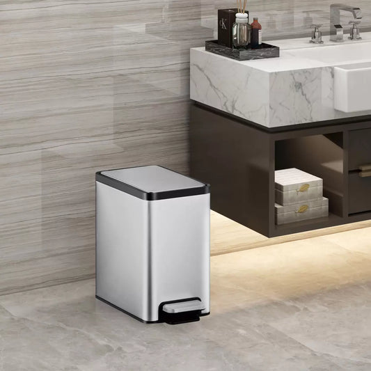 2 pack EKO 6.7L Soft Close Pedal Bin