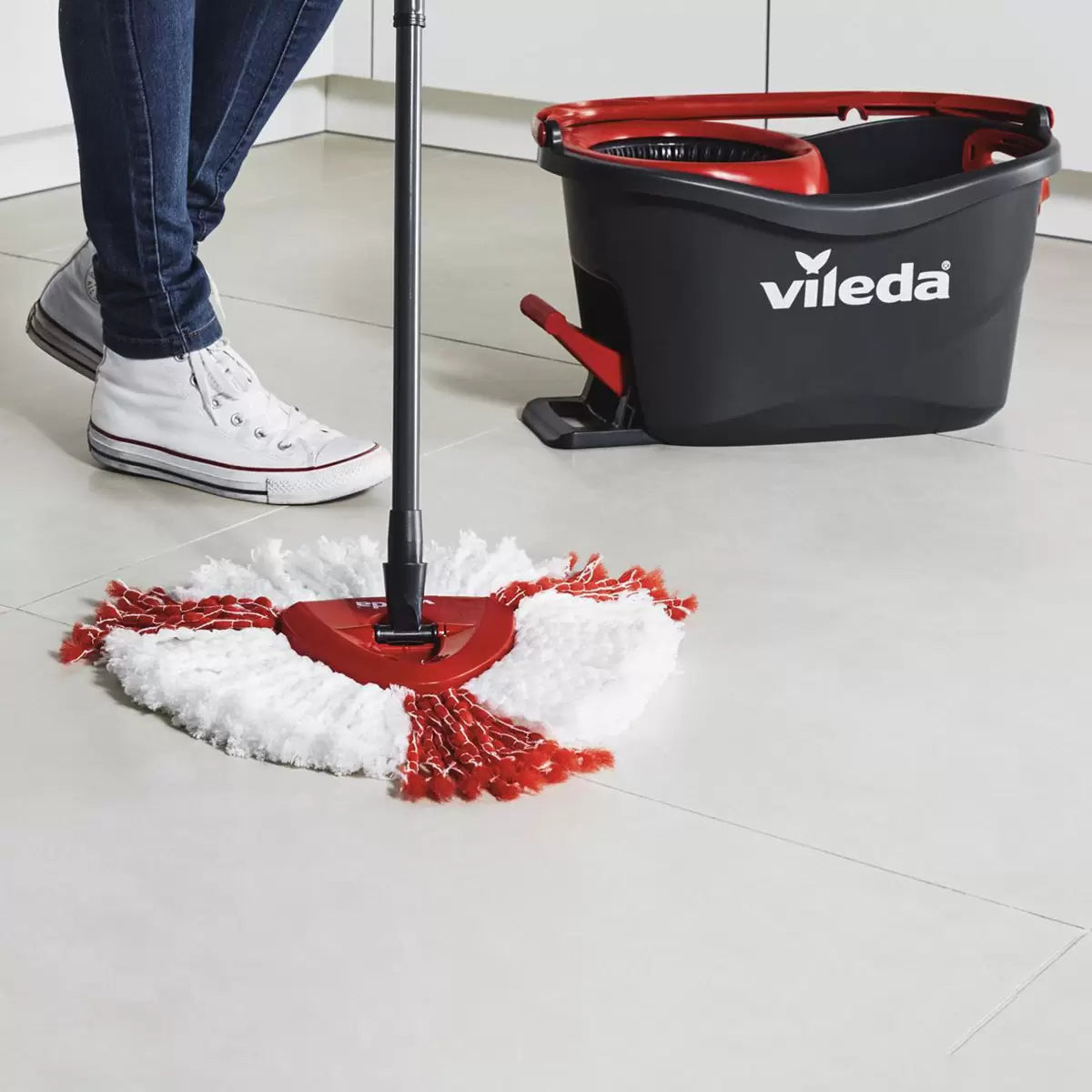 Vileda Turbo 2 in 1 Microfibre Mop and Bucket Set