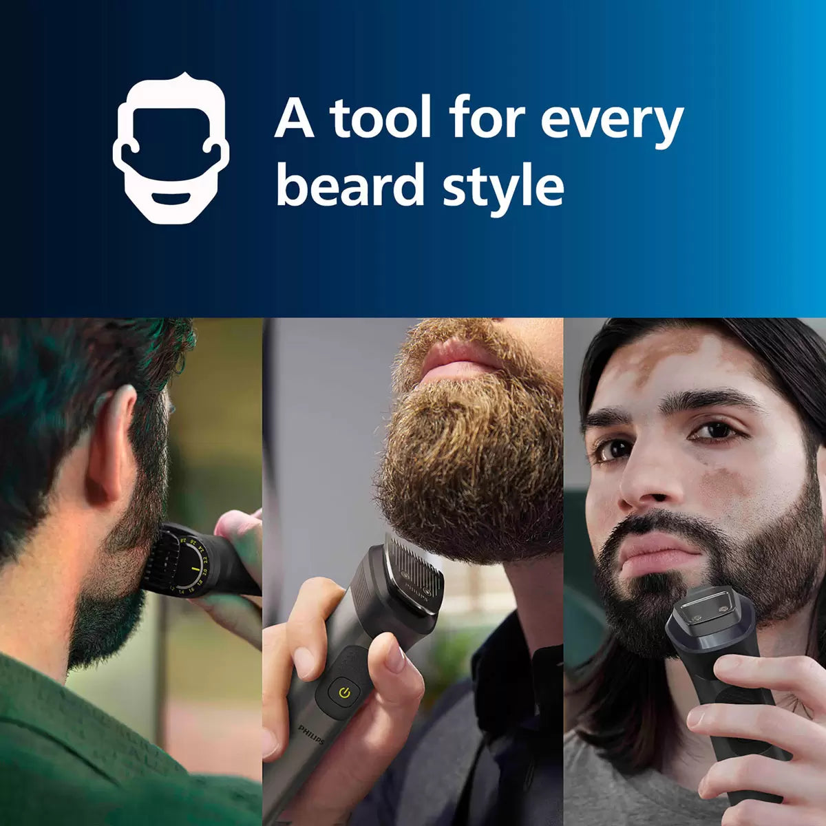 Philips Series 7000, 15-in-1 Multi Grooming Trimmer for Beard, Head and Body MG7940/15