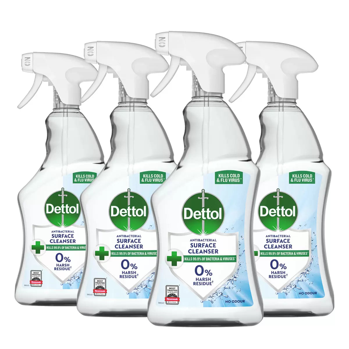 Dettol antibacterial surface cleanser pack 4x750ml
