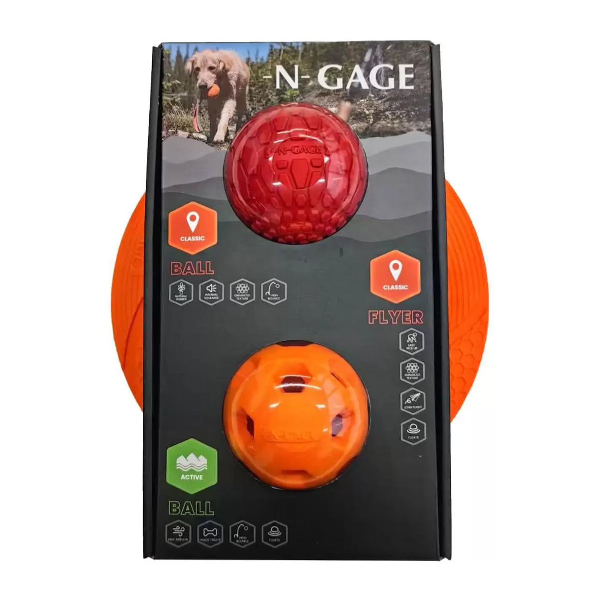 N-Gage Dog Toys, 3 Pack