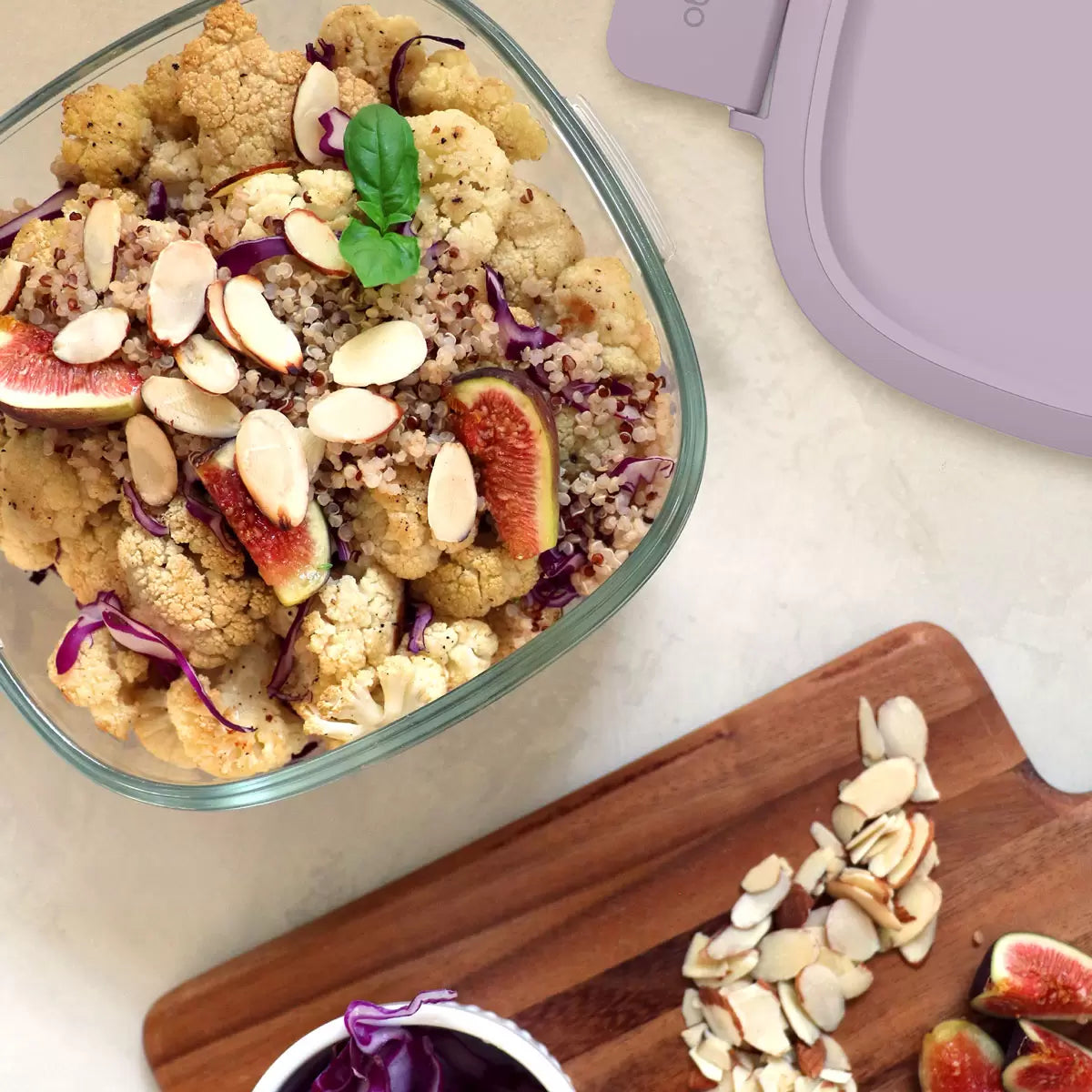 Bentgo All-In-One Glass Salad Container, 2 Pack