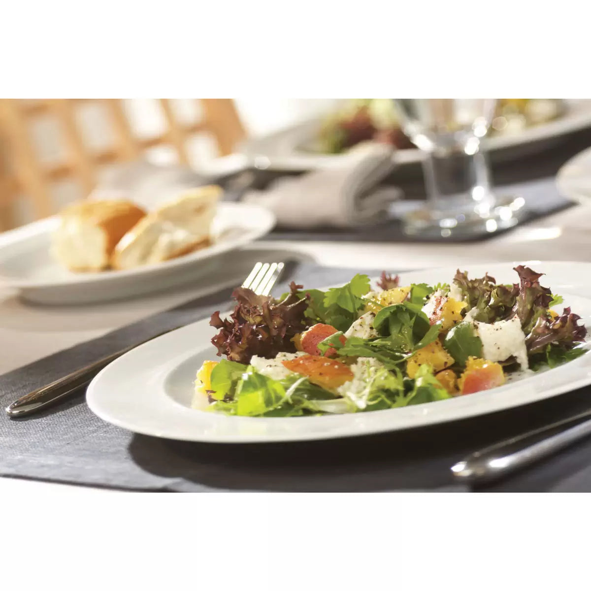 White by Denby 16 Piece Porcelain Dinnerware Set