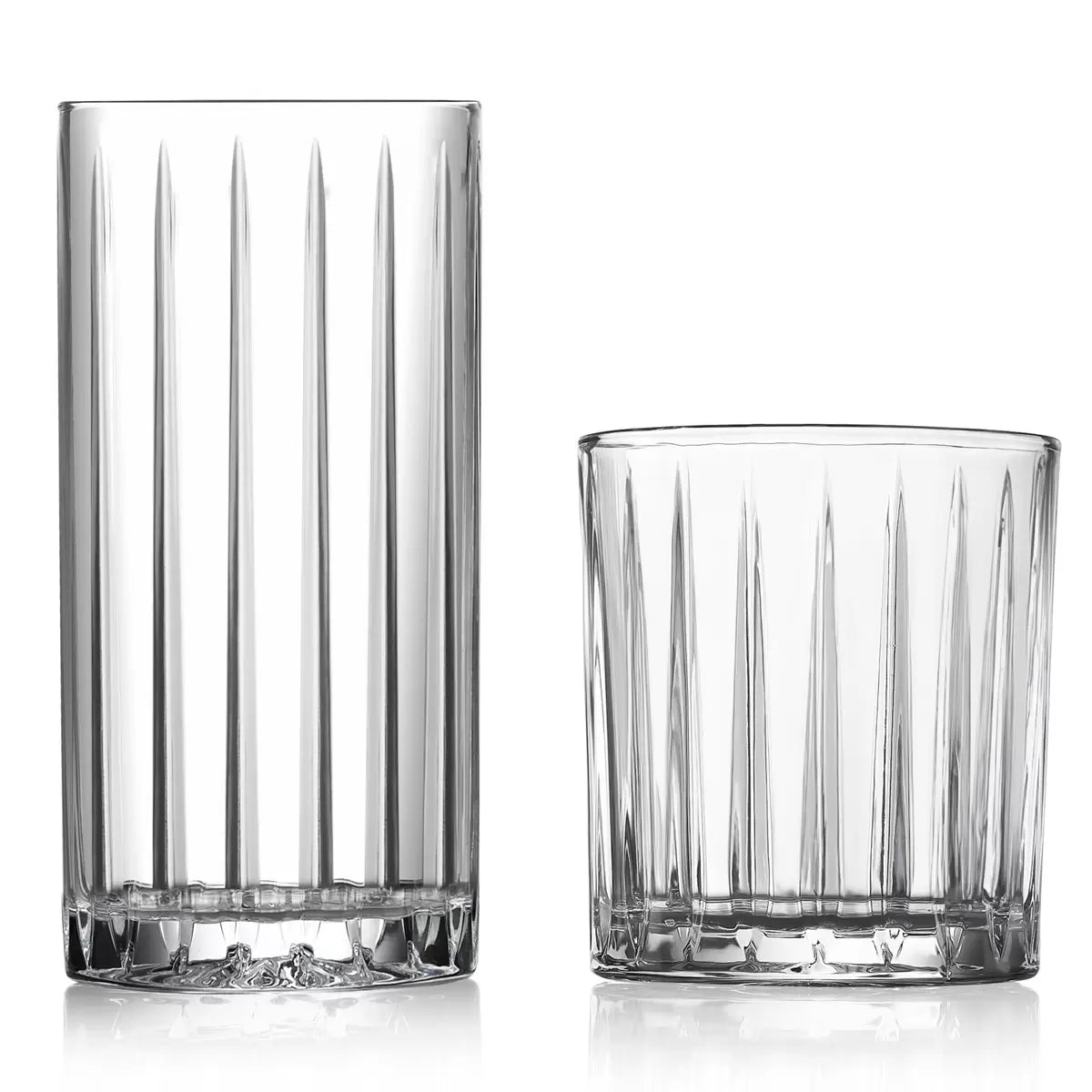 King Crystal Revel Glassware Set, 16 Piece