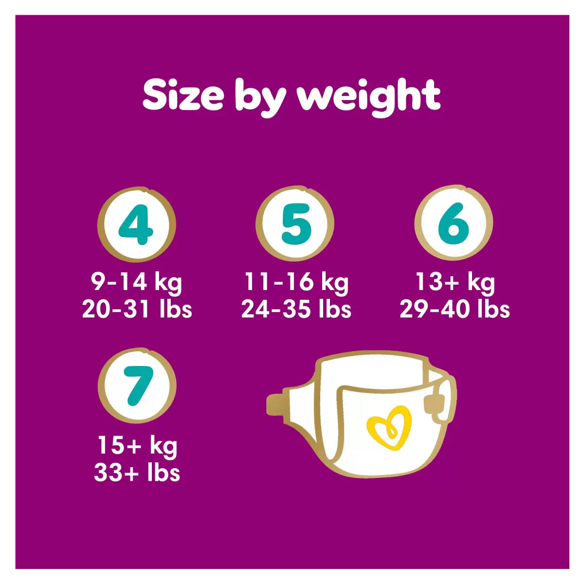 Pampers Premium Protection, Size 6, 144 Pack