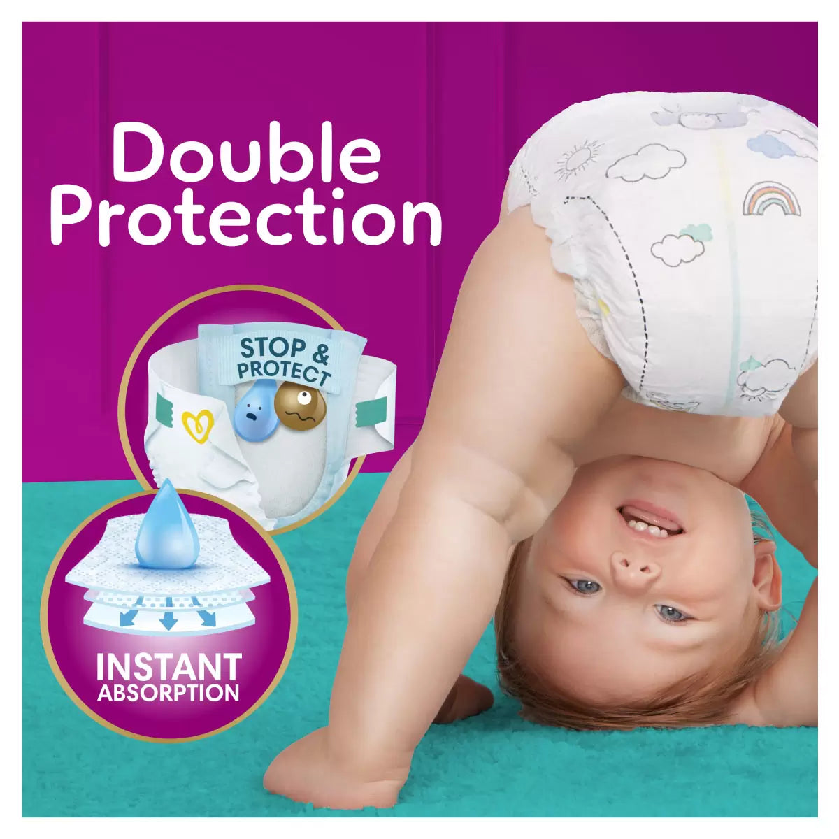 Pampers Premium Protection, Size 6, 144 Pack