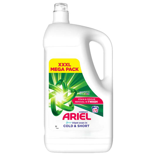 Ariel Laundry Liquid, 172 Wash, 4.988L