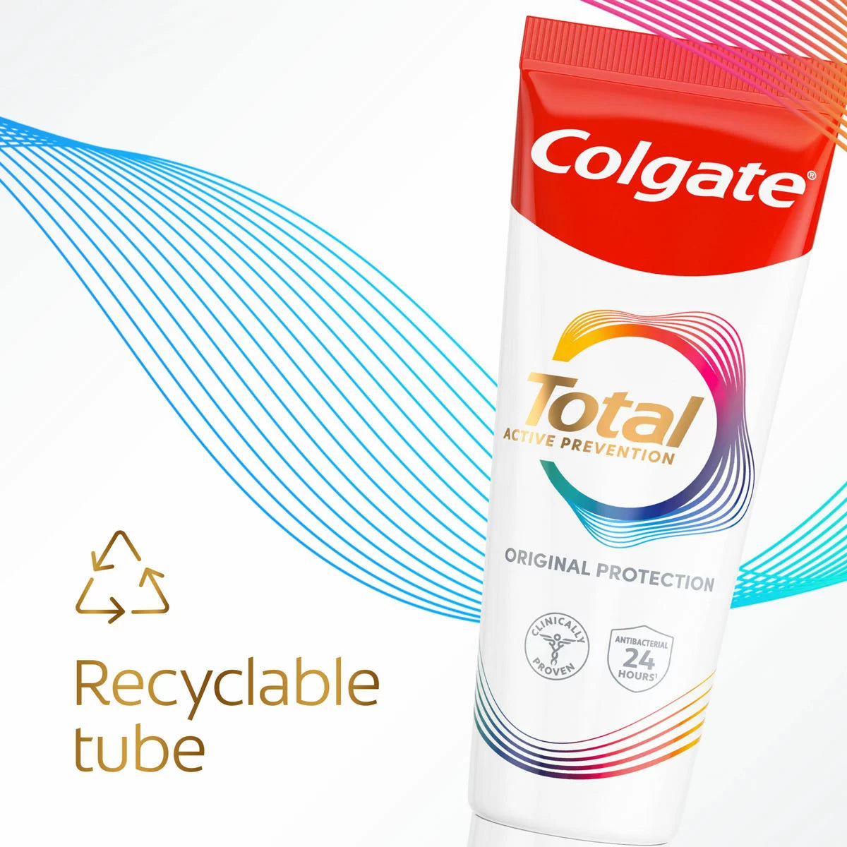 Colgate Total Active Prevention Original Toothpaste 6 x 125ml