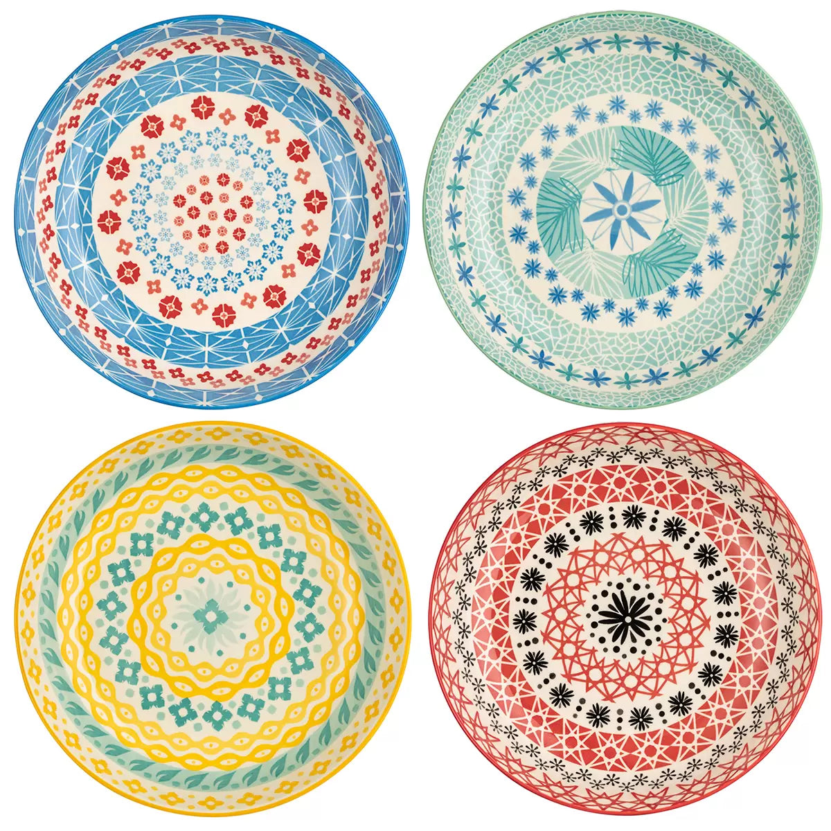 Signature Housewares Stoneware Serving Bowls, 4 Piece