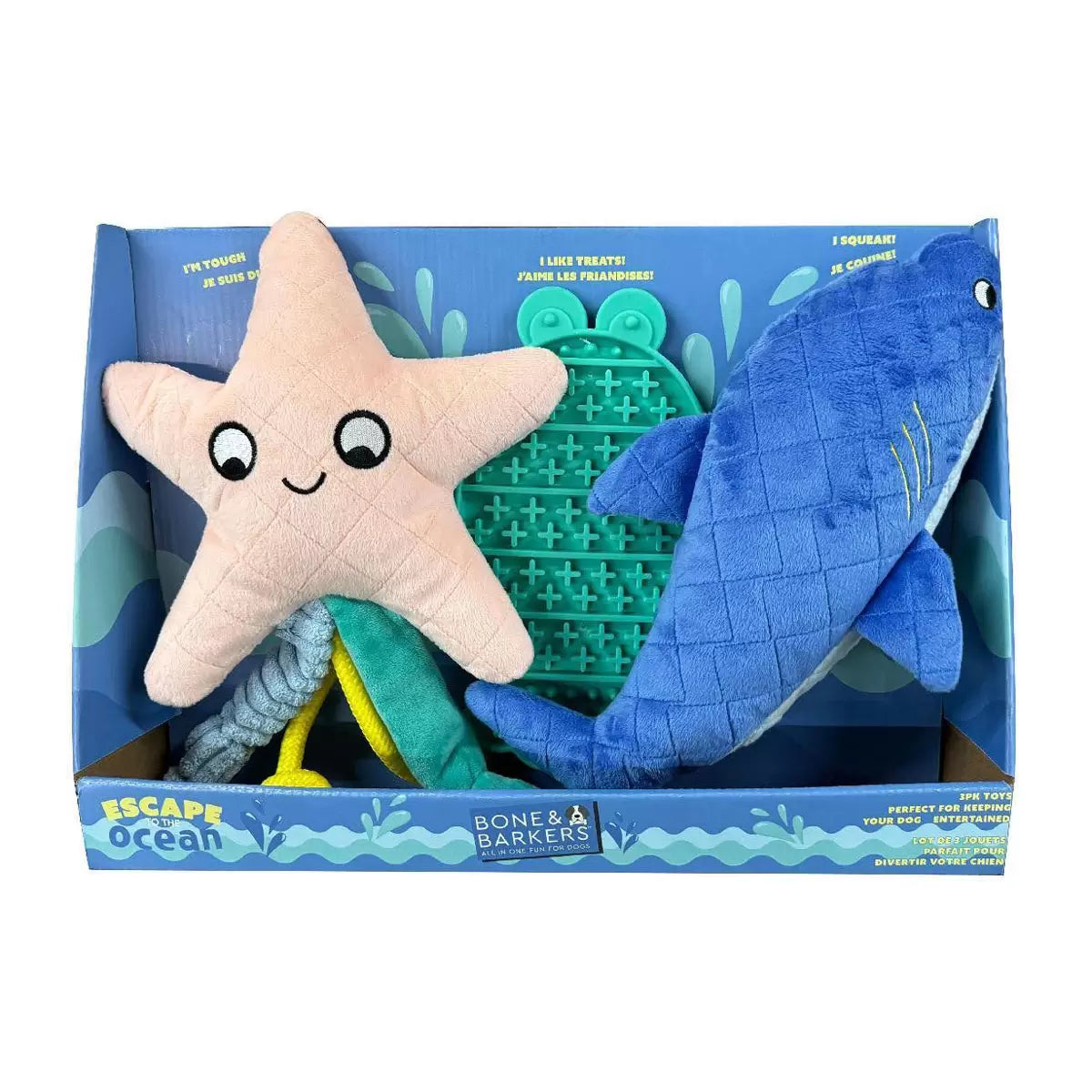 Bone & Barkers Escape to the Ocean, 3 Pack