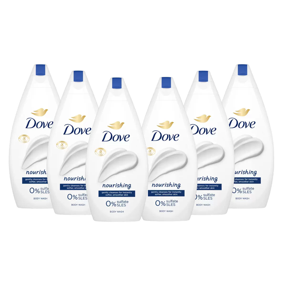 Dove Body Wash  Hydrate6 x 450ml