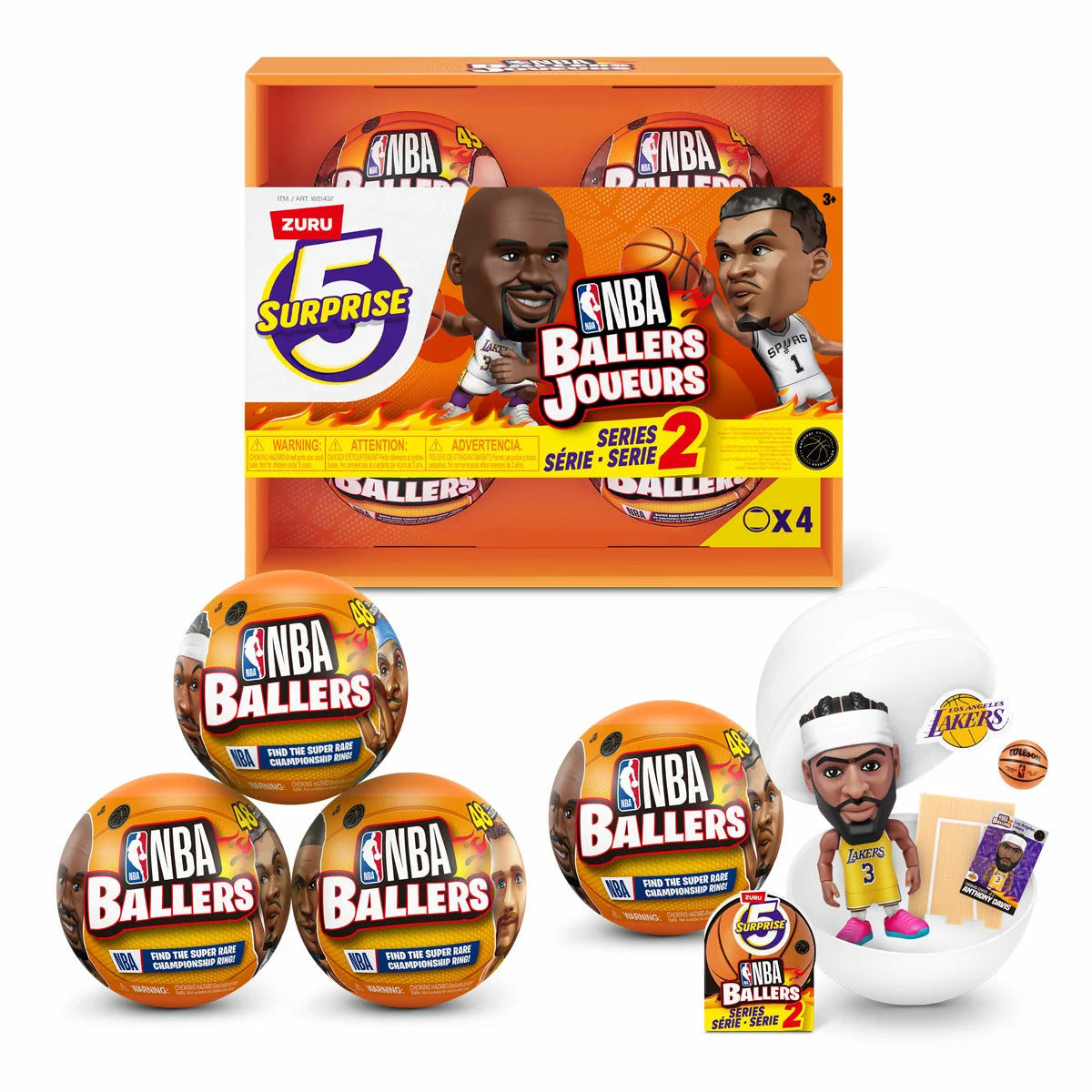 ZURU 5 Surprise NBA Ballers Series 2 4 PACK by ZURU (3+ Years)