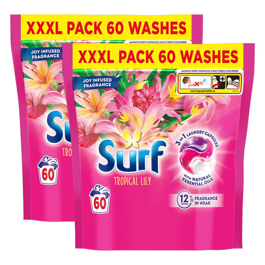 Surf Capsules, 2 x 60 Wash
