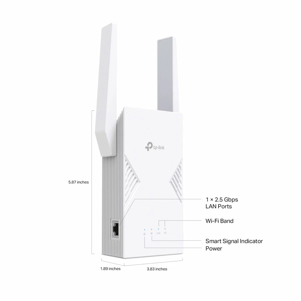 TP-Link RE235BE Dual-band WiFi 7 Range Extender, BE3600