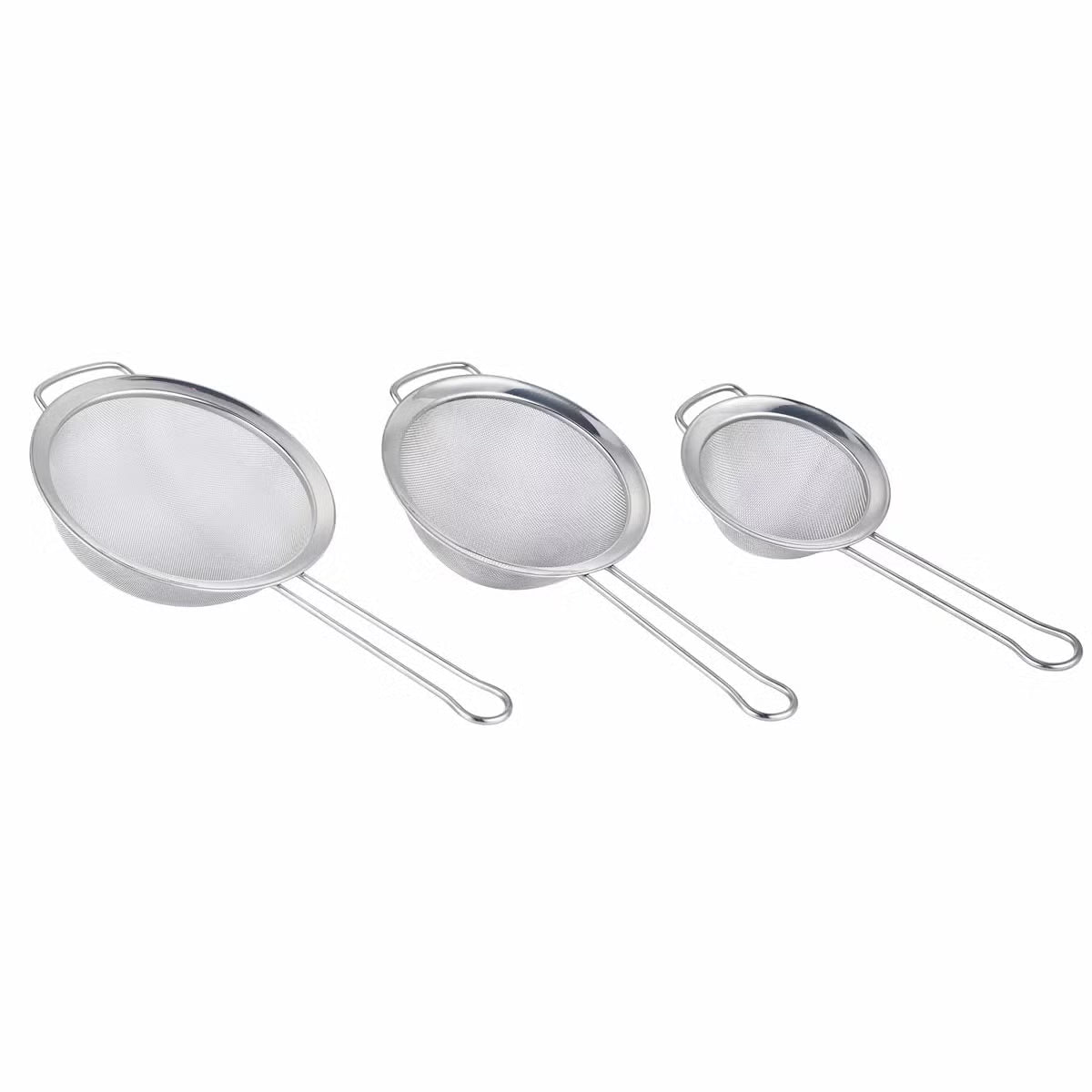 MIU Stainless Steel Mesh Strainer, 3 Piece Set
