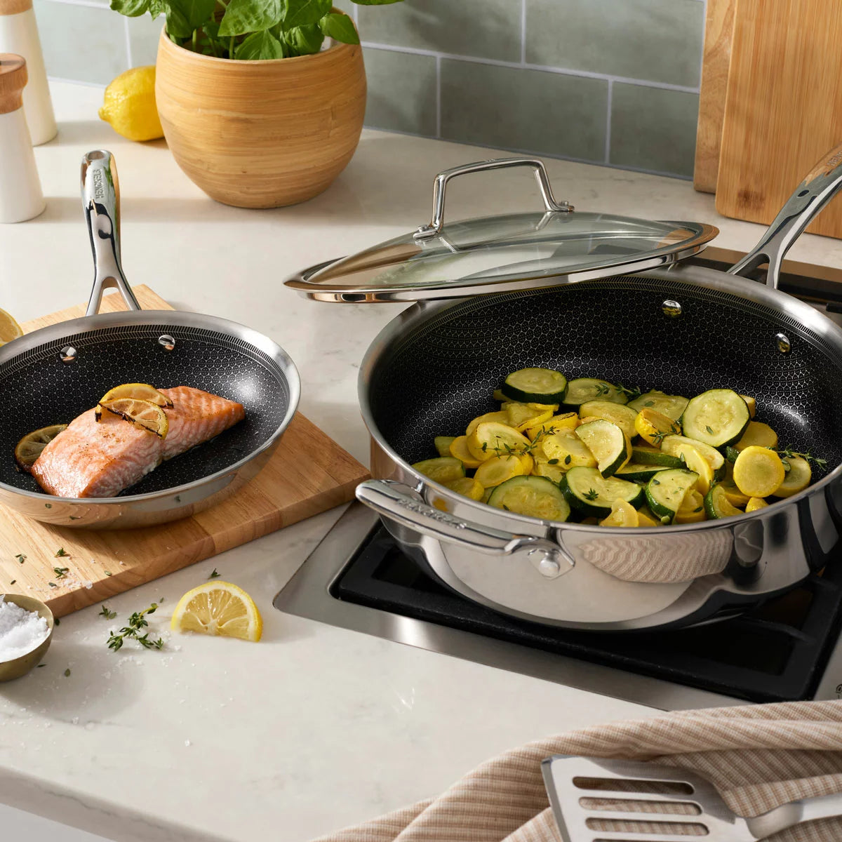Henckels Paradigm Stainless Steel Cookware Set, 11 Piece