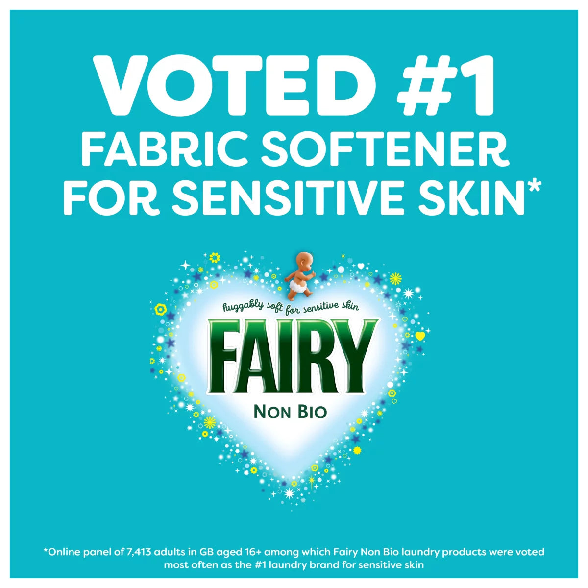 Fairy fabric softener in 3 Size.
