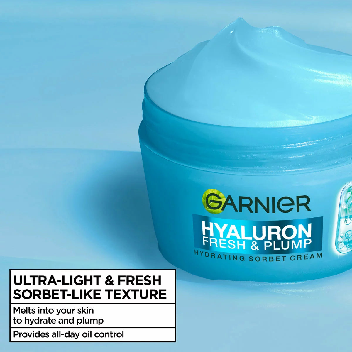 Garnier Sorbet Cream, 2x Vitamin C + 1x Salicylic and Hyaluron, 3 x 85ml
