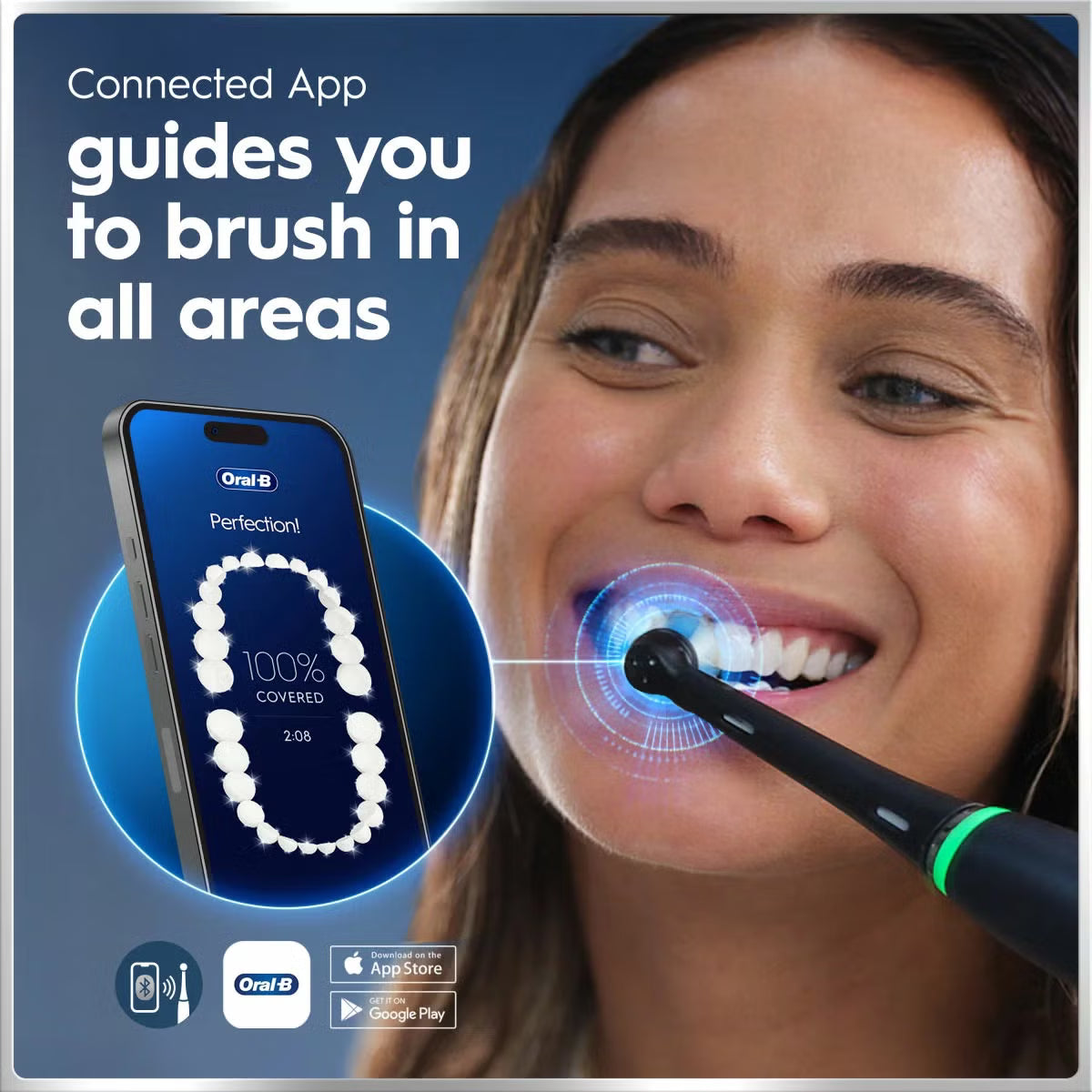 Oral B iO 6 Duo Pack Power Electric Toothbrush in Black Lava & Pink Sand