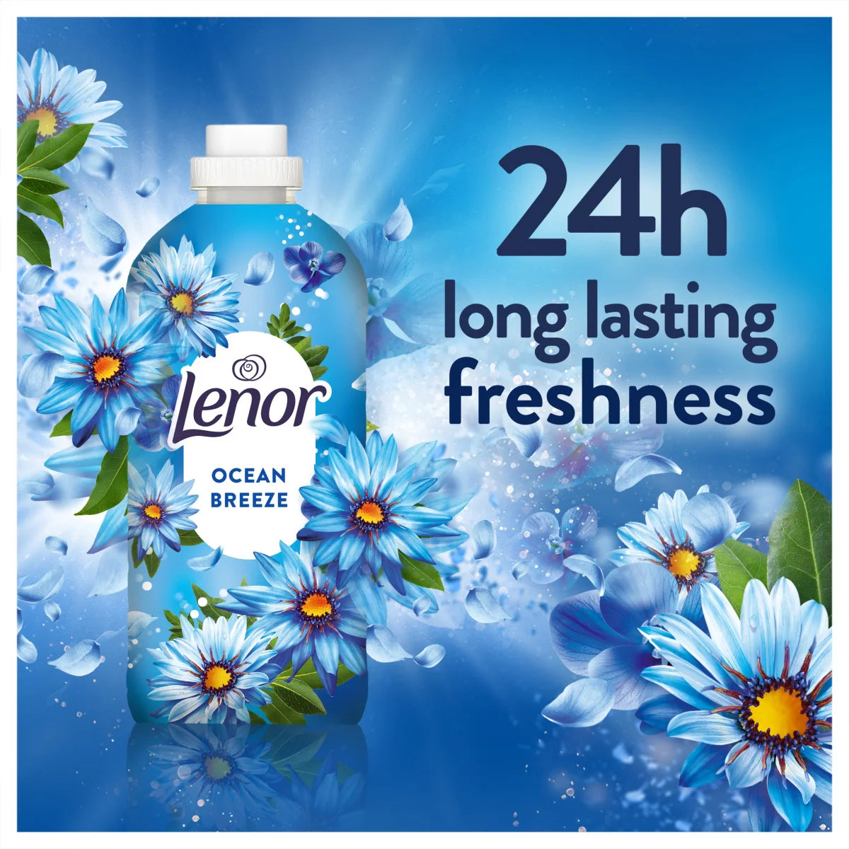 Lenor Concentrate Coastal Flower Fabric Conditioner, 200 Wash, 4L