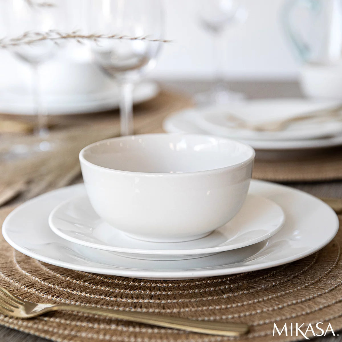 Mikasa Alexis Dinnerware Set, 12 Piece