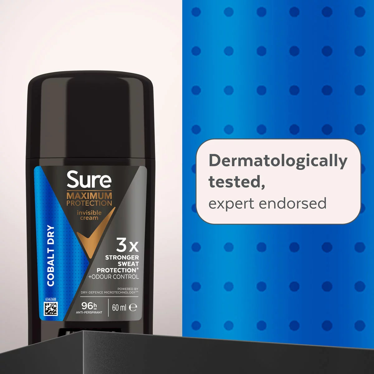 Sure Mens Maximum Protection Anti Perspirant, 3 x 60ml
