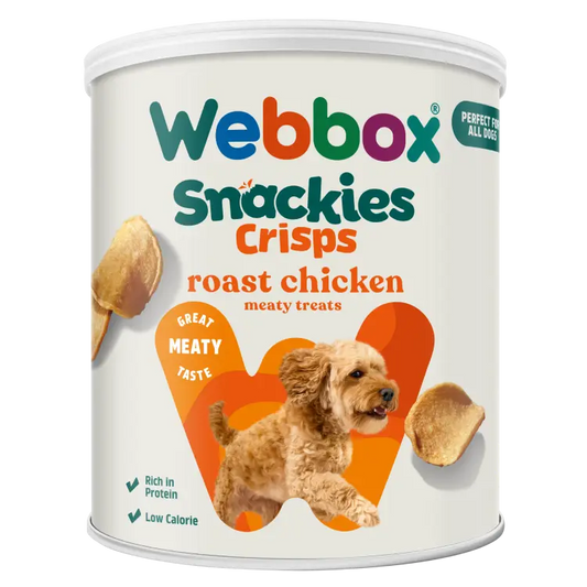 Webbox Snackies Chicken Crisps Adult Dog Treats 35g