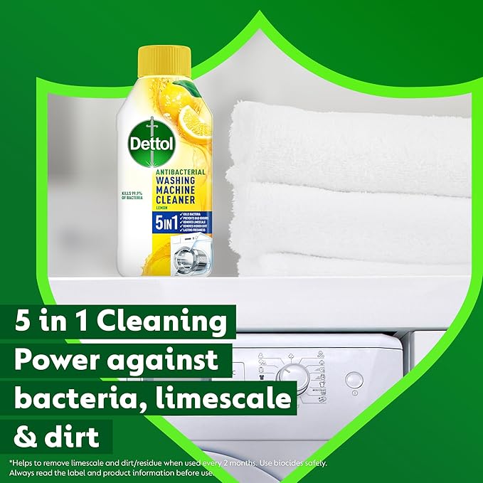 Dettol washing machine cleaner citrus 3x250ml