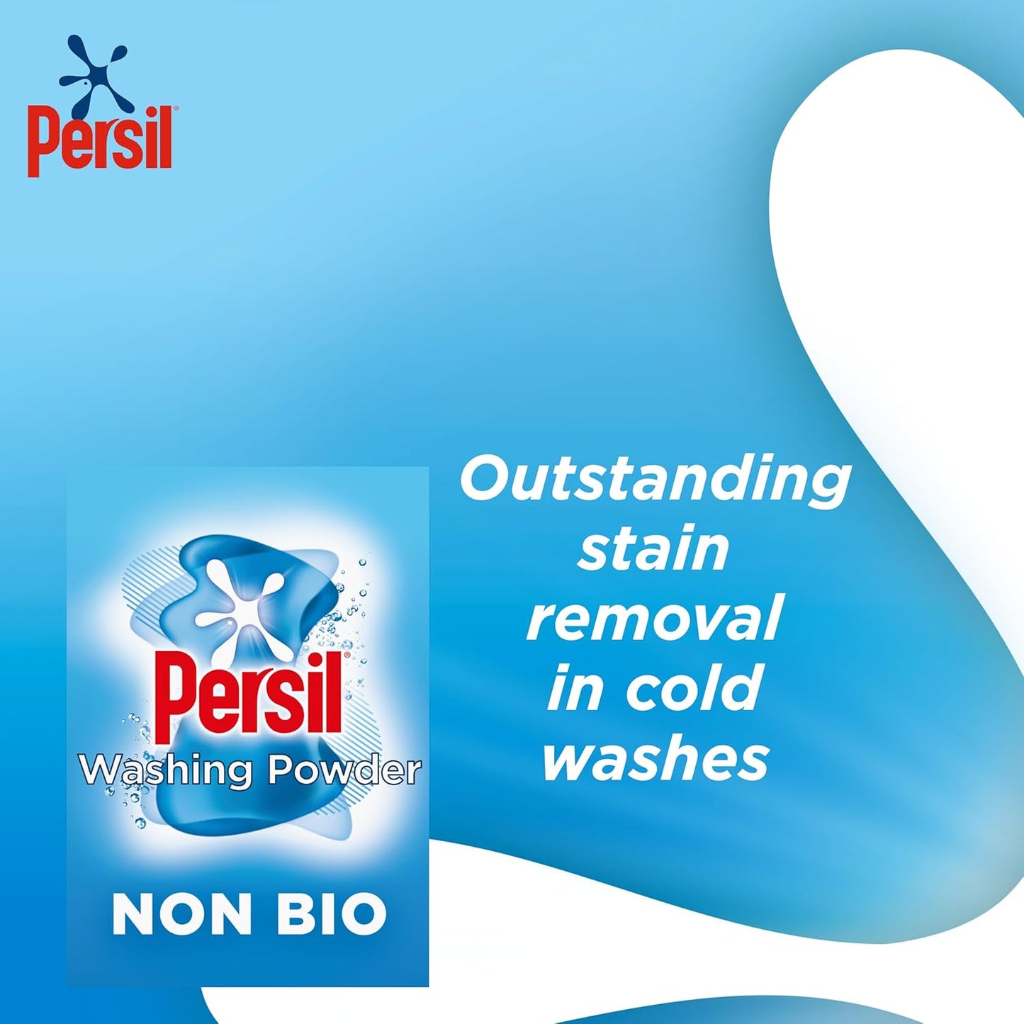 Persil non bio powder, 6.5 kg 130 wash