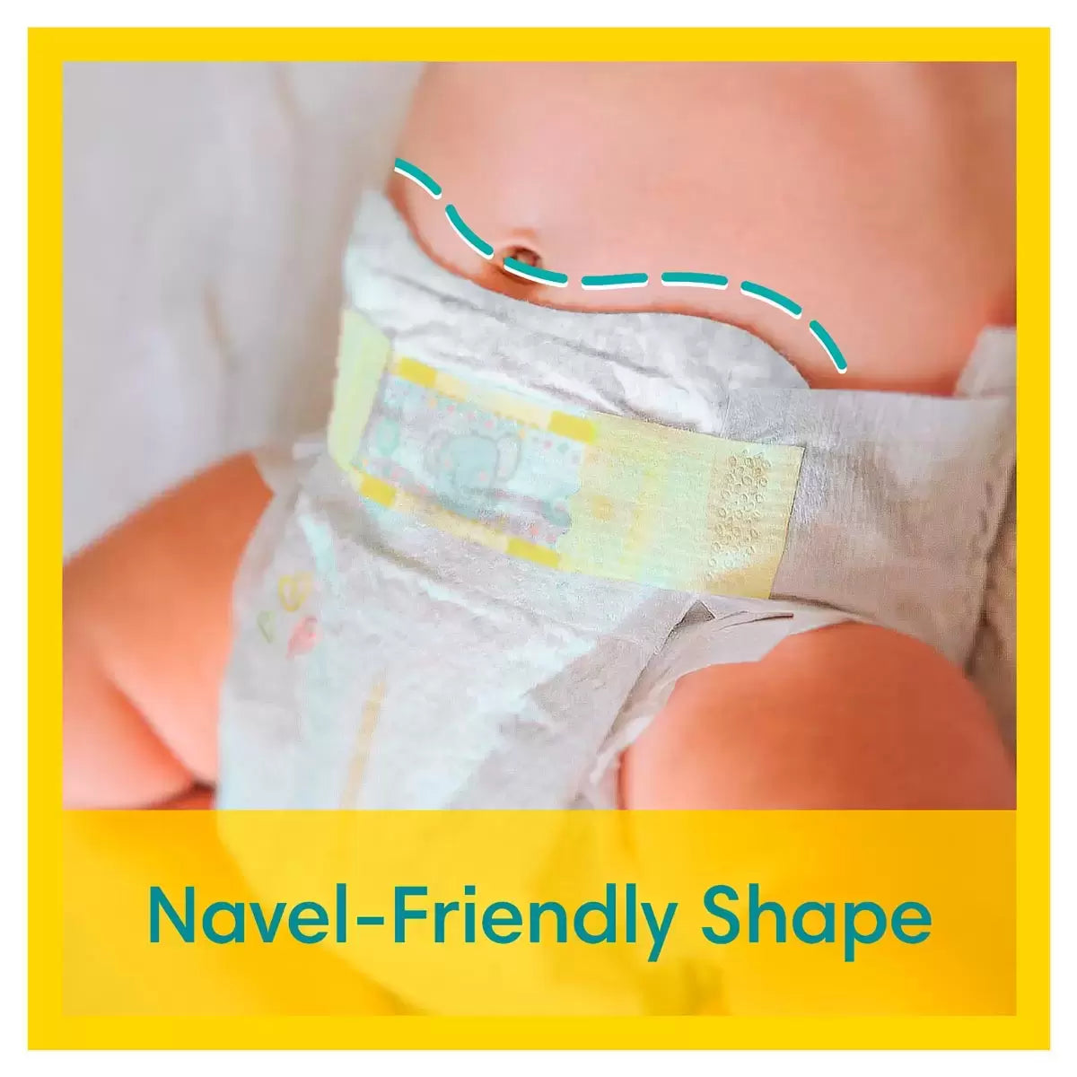 Pampers New Baby Nappies Size 2, Jumbo+ 76 Pack