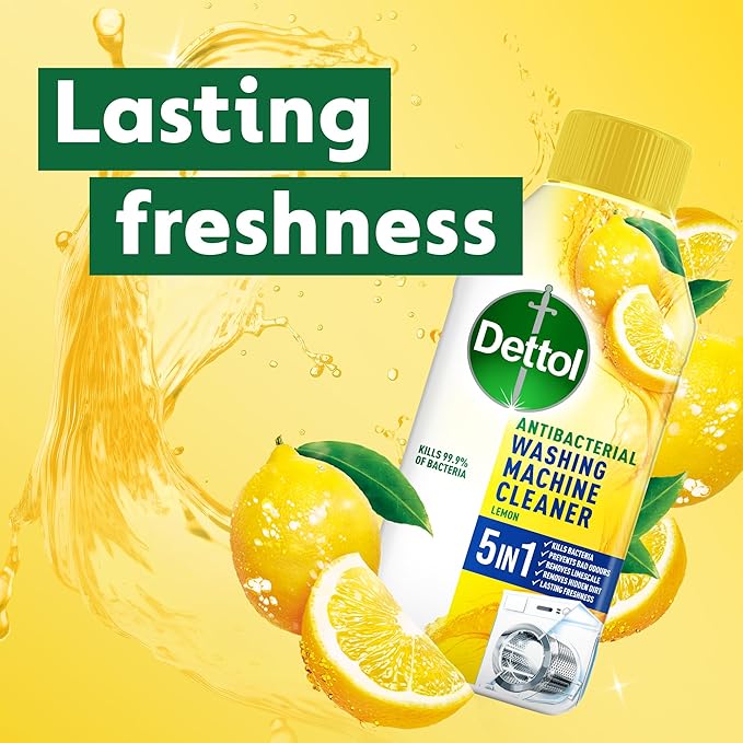 Dettol washing machine cleaner citrus 3x250ml