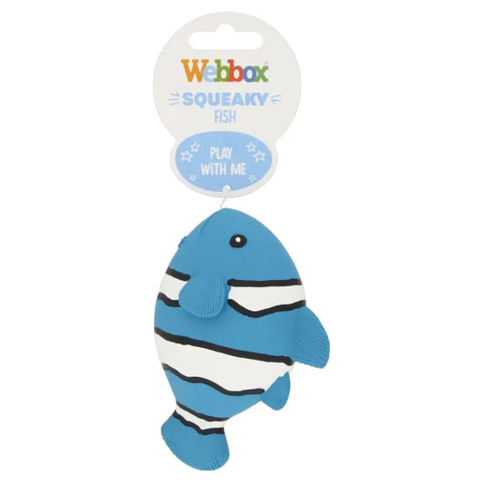 Webbox Squeaky Fish Dog Toy