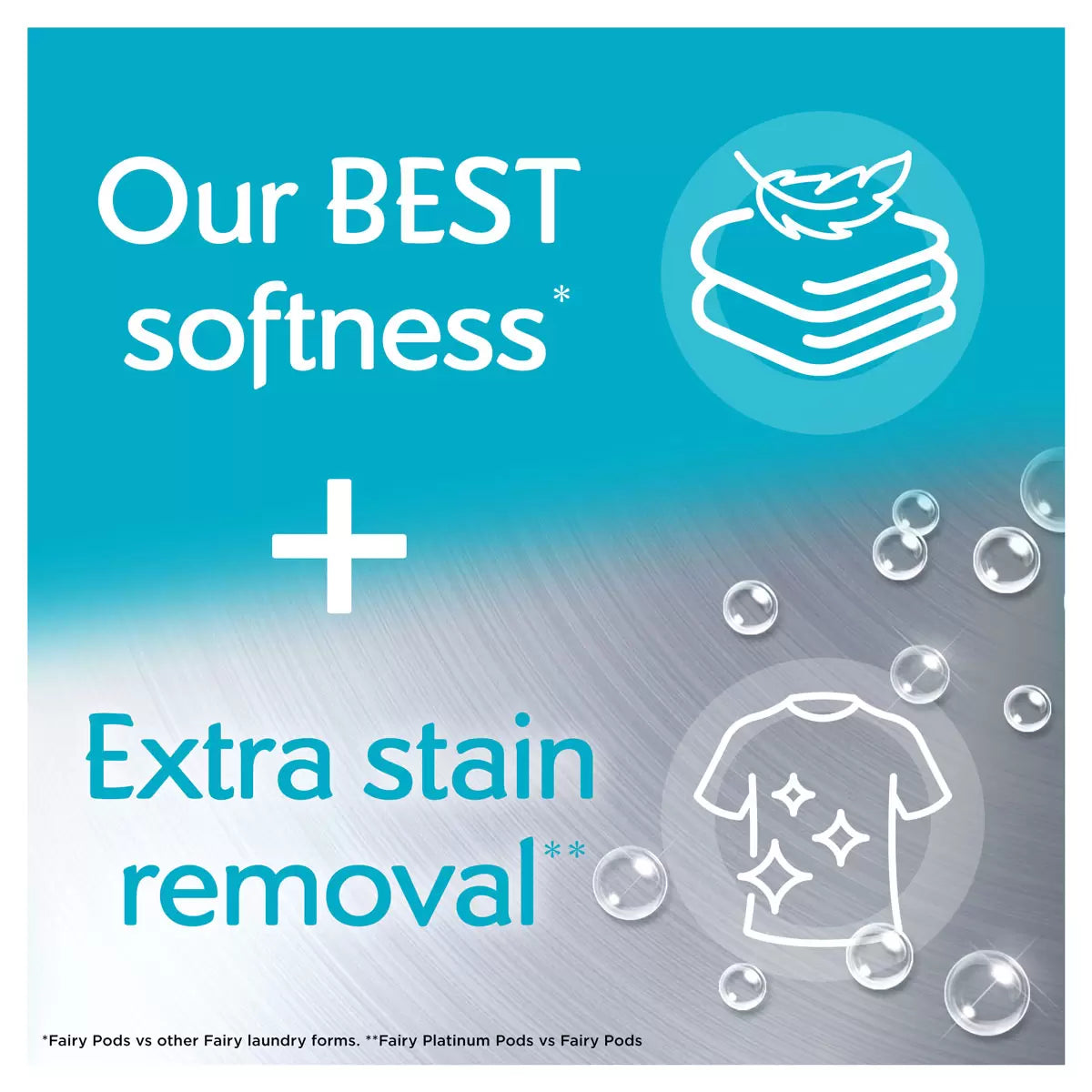 Fairy Non Bio Platinum Pods with Extra Stain Removal, 100 Wash 3.06kg