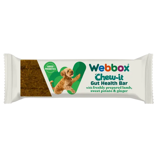 Webbox Chew-It Gut Health Bar Lamb Dog Treat 30g
