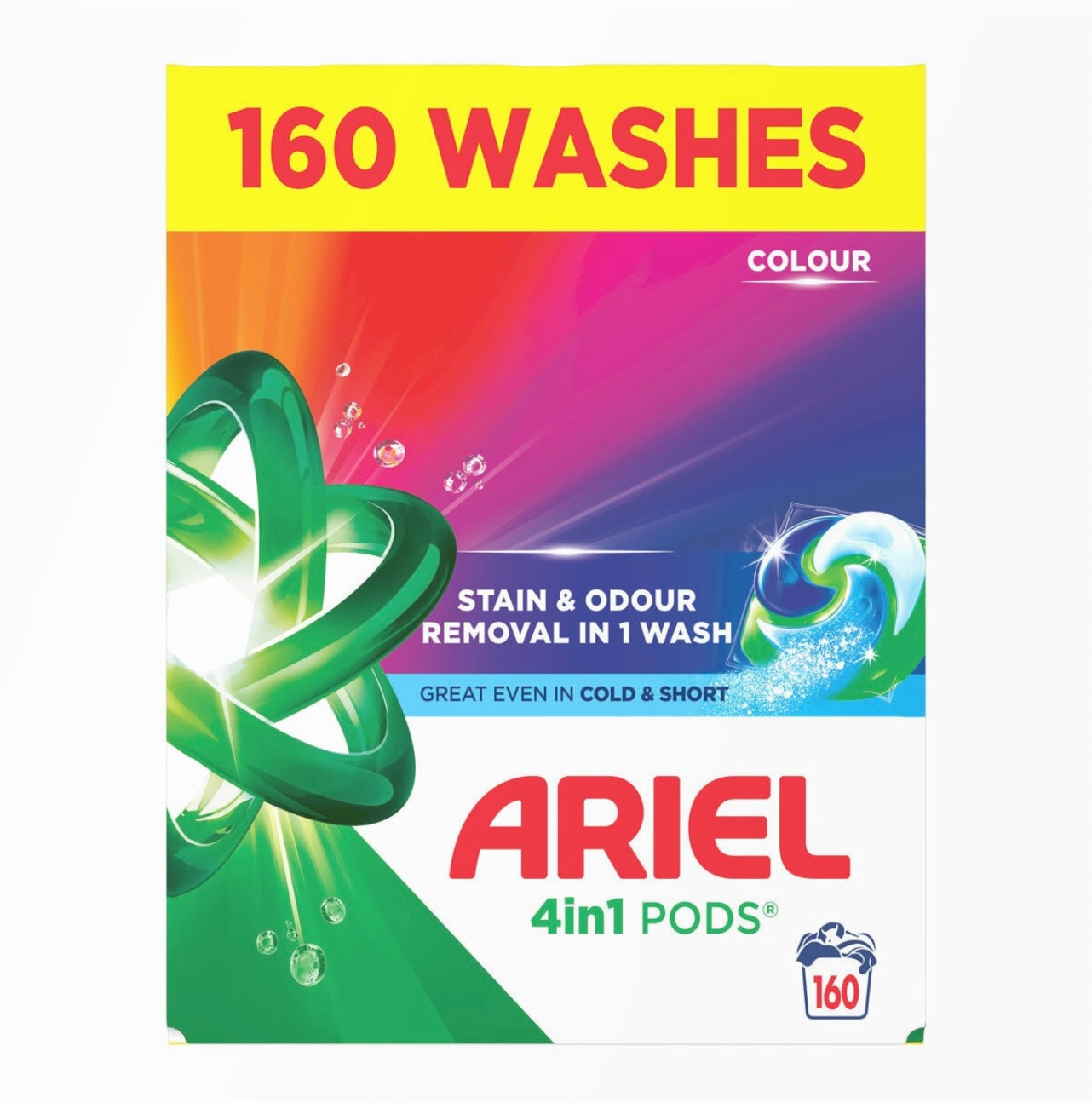 Ariel All in One Colour Pods, 140 Wash