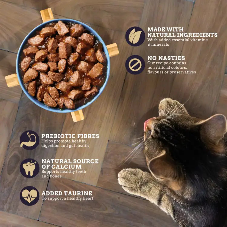 Webbox Naturals Fish & Meat in Jelly Wet 1.2kg & Cat Stars Chicken Dry Adult Cat food 900g (deal)