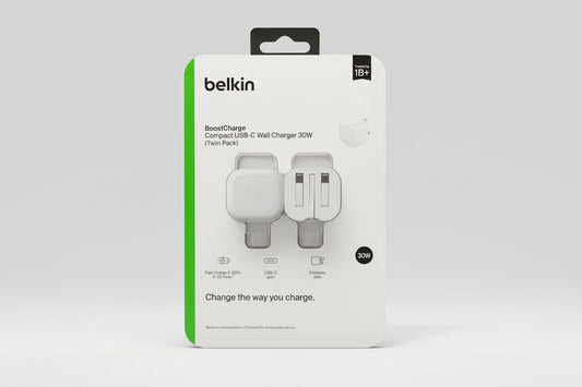Belkin 30W USB-C Wall Charger 2 Pack